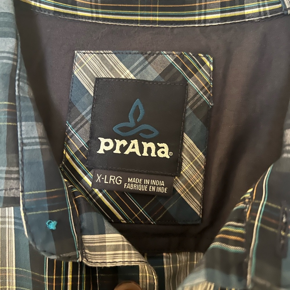 Men’s Prana Button Down Shirt - Murdock Plaid - Picture 5 of 6
